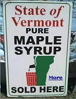 There is something seriously wrong with this sign. Americans and Canadians love maple syrup. The rich flavor is one reason why its so popular, as is its reputation as a good-for-you ''natural'' sweetener.Click to learn 5 things you need to know about maple syrup.